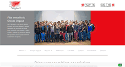 Desktop Screenshot of groupe-degaud.com